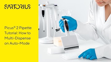 How to Use Picus®️ 2 Electronic Pipette – Multi-Dispensing Mode With Auto-Mode and Plate Tracker