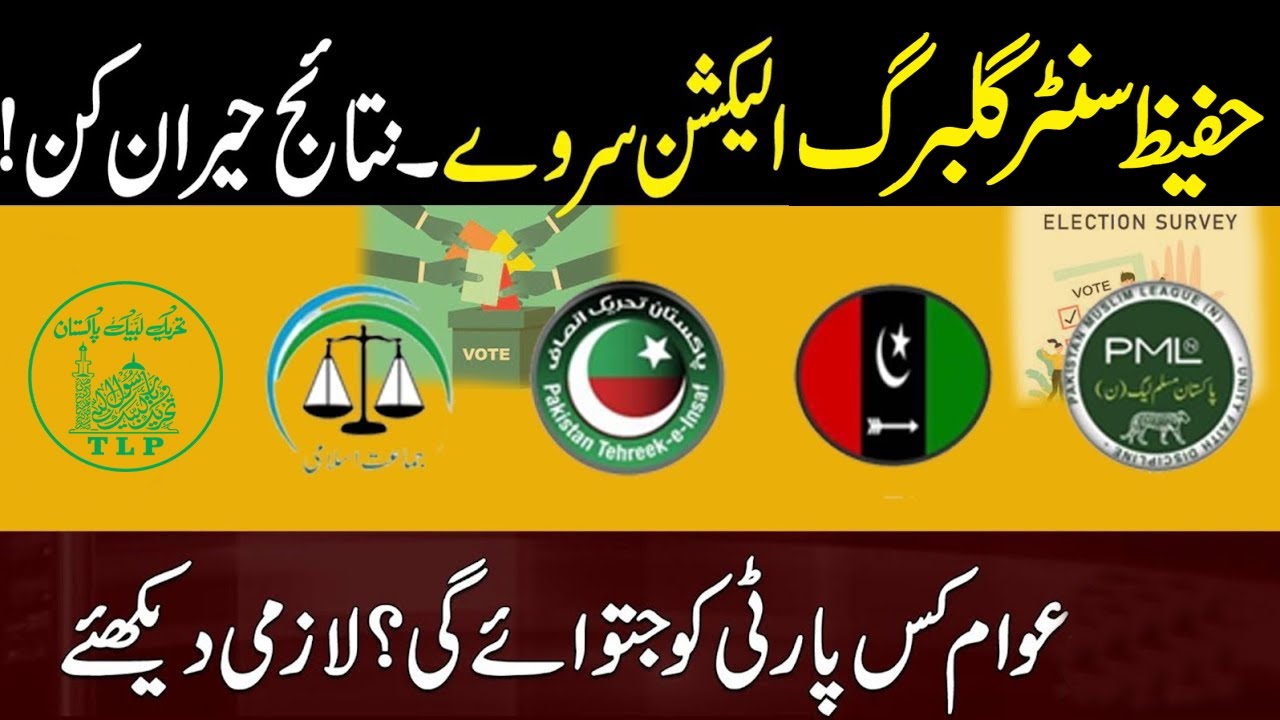 Hafeez Center Ka Election Survey 2023 PTI Or PMLN Quwat News YouTube