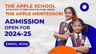 ADMISSION OPEN FOR 2024 - 25 @theappleschool2086