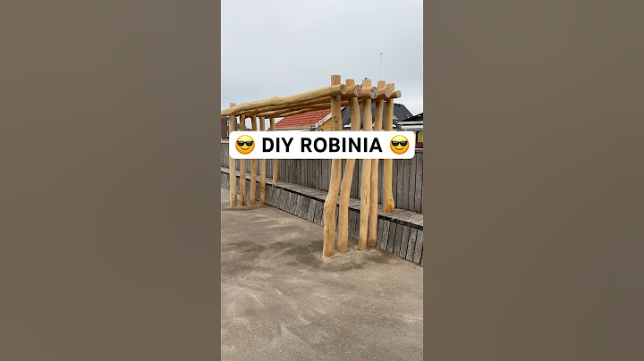Sådan laver du en pergola med robinia. DIY