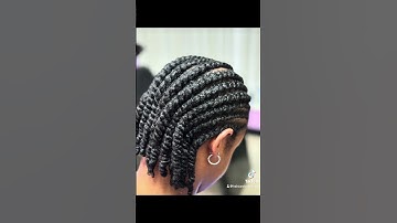 Flat Twist Cornrows ➰➿👩🏽‍🦱🪮 #flattwist #flattwists #flattwistupdo #flattwistout