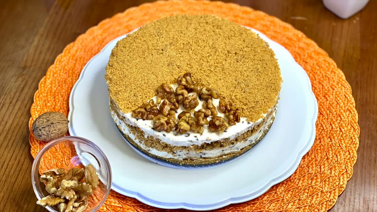 ✨ Dolce senza cottura: Torta d’Autunno con Ricotta e Noci | Facile e cremosa