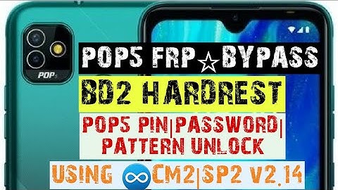 TECNO POP5 FRP☆BYPASS/REMOVE|BD2 HARDRESET|POP5 PIN|PATTERN|PASSWORD UNLOCK USING ♾️CM2SP2V2.14🤞👏
