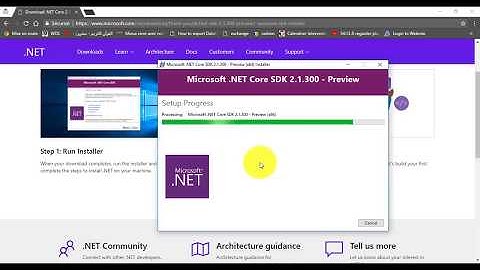 ASP.NET Core 2.1: Installing Preview 1