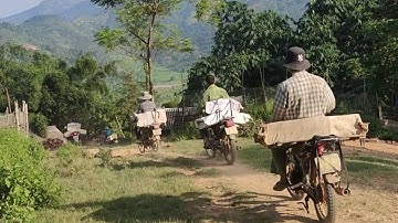 Thợ Xây Vùng Cao Chở Vật Liệu Xây Nhà 3 Bà Cháu|Cói Lalin