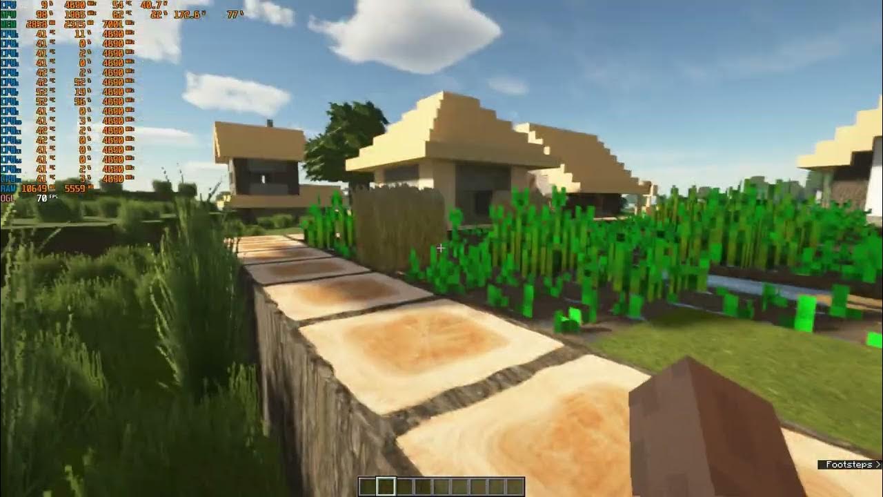 Minecraft stratum 128x texture pack 1 19 2 fps test youtube