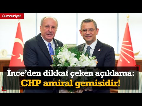 #SonDakika Özgür Özel ile görüşen Muharrem İnce'den dikkat çeken açıklama: CHP amiral gemisidir!