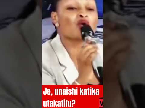 Je Unaishi Katika Utakatifu Pst Rose Shaboka Inspirekenyamedia 