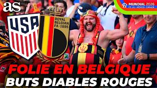 FOLIE EN BELGIQUE !Herzele en délire après les buts et la qualification de la Belgique face aux USA