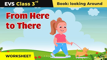 Class 3 EVS Chapter 11 I  From Here to There Worksheet I Class 3 Environmental Studies