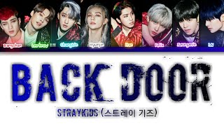 StrayKids (스트레이 기즈) - 'Back Door' (Color coded Lyrics Eng\/Han\/Rom )