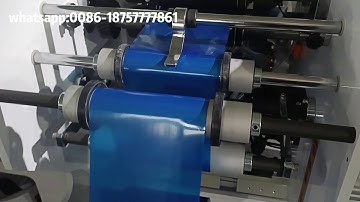 CW-800SDP Fully Automatic High Speed Patch Handle Bag Making Machine