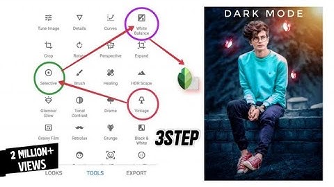 OMG! Dark Tone On Snapseed just 3steps 🔥||#snapseed New photo #editing  tricks || Dark Tone tutorial