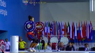 Angie Dajomes 69 - 116Kg Clean And Jerk 2016 Junior Worlds