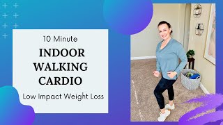 QUICK CARDIO WALKING: 10 Minute At Home  Cardio Workout, Joint Health Exercises, Walking Exercise