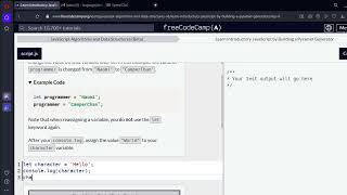 freeCodeCamp Learn Introductory JavaScript by Building a Pyramid Generator Part 6