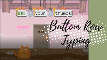 Bottom Row Typing: Space Bar #shortvideo