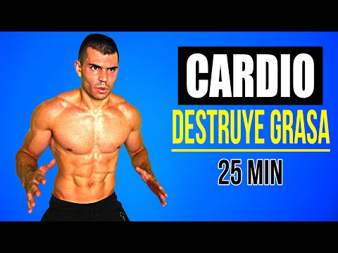 Rutina CARDIO EN CASA 25 MINUTOS para QUEMAR GRASA 🔥 CARDIO 25 MINUTOS para ADELGAZAR RÁPIDO