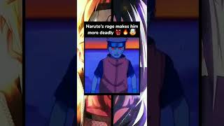 Naruto's rage makes him more deadly 😈🔥 #shorts #anime #naruto #kakashi #trendingshorts #viral
