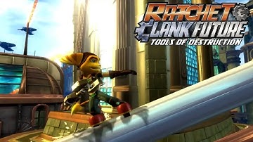 Ratchet & Clank Future: Tools of Destruction Walkthrough - Part 1 - Metropolis (100%)