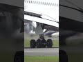 JAL Airbus A350-900 Landing gear Touchdowns Close up in Slow Motion #Shorts
