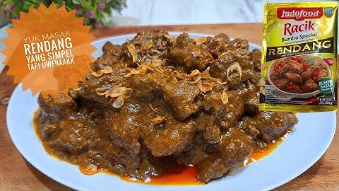 Resep RENDANG BUMBU INSTAN