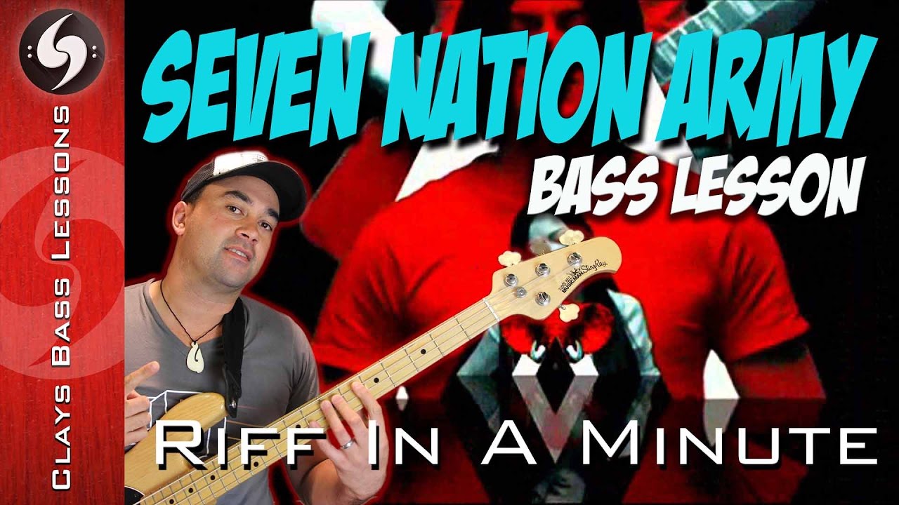 7 Nation Army Tab Bass - SEVEN NATION ARMY - Bass Lesson with TAB - Riff In a Minute - The White