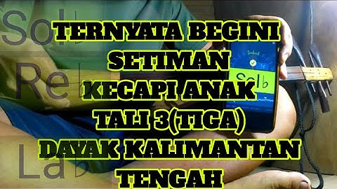 Tutorial Setiman Kecapi Anak|| Kecapi Dayak Kal-Teng