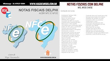 Nota Fiscal com Delphi  - Aula 08 - Pasta para o XML da NFE