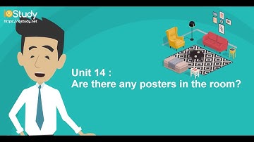 [IOStudy.net] học tiếng Anh Lớp 3- bài 14 : Are there any posters in the room?
