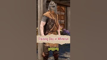 Jesper has a training day in Whiterun. #Skyrim #Gaming #games