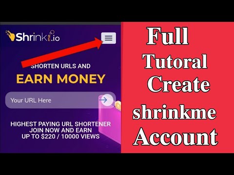 how to use shrinkme.io || how to create shrinkme links