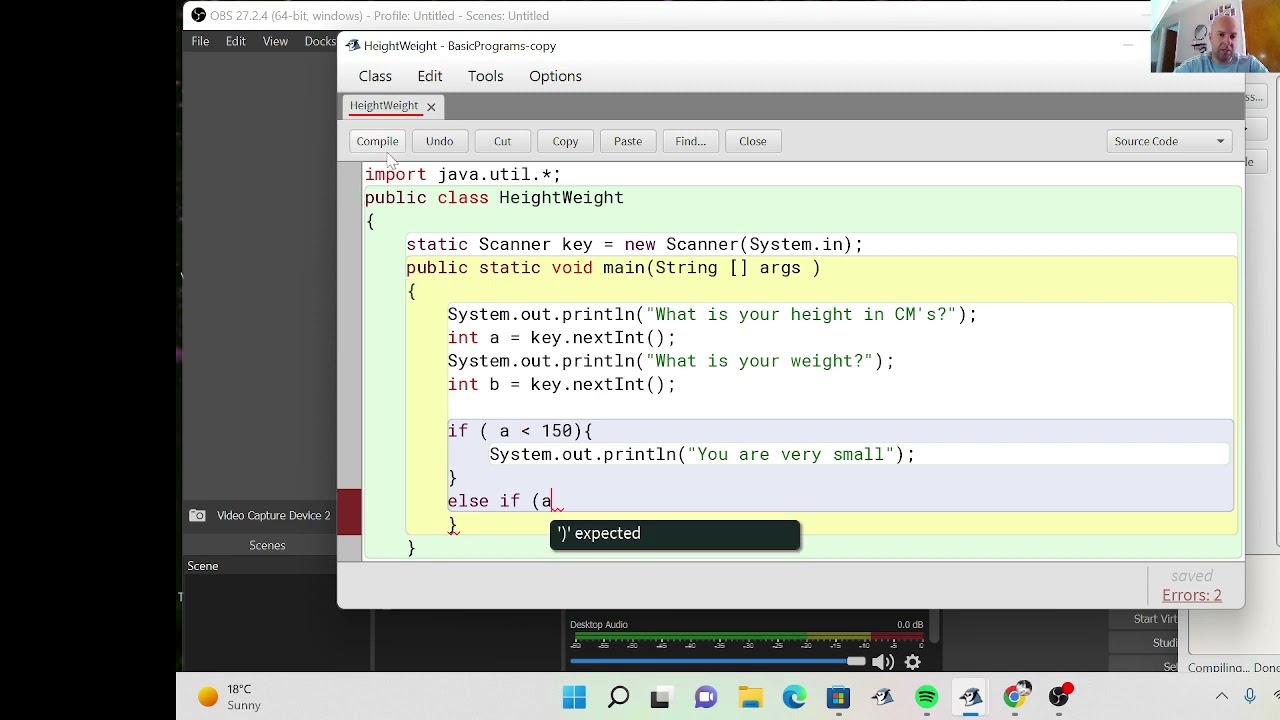 JavaScript tutorial - Having fun with If / Else - YouTube