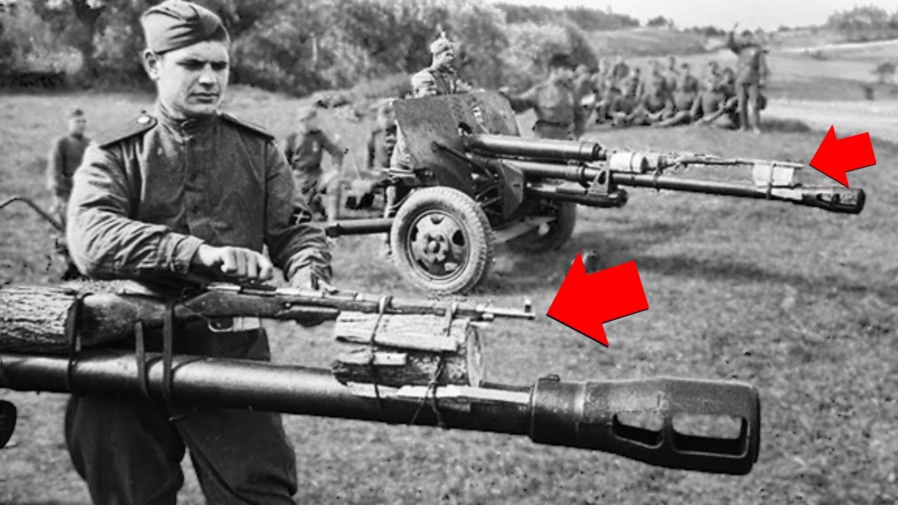 ¿Por que los Soviéticos Ataban sus Fusiles Al Cañón de la Artillería?