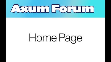 Rust Axum Forum - The home page - part 34