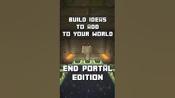 Minecraft: End Portal Ideas | #shorts