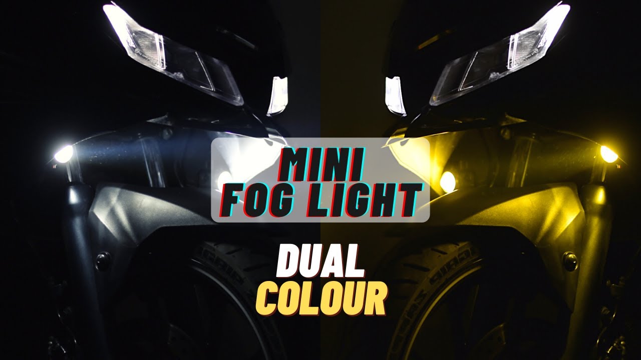 Mini LED Fog Light Dual Color R15 V3 YouTube