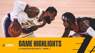 HIGHLIGHTS | LeBron James (36 pts, 7 reb, 4 blk) vs Houston Rockets