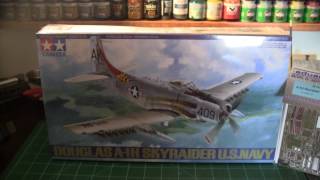 Tamiya 1:48 A-1H Skyraider U.S. Navy - Part One - Intro