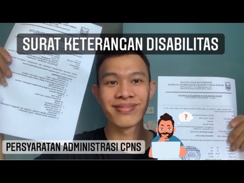 SURAT KETERANGAN DISABILITAS CPNS | PELAMAR KHUSUS FORMASI PENYANDANG DISABILITAS CPNS