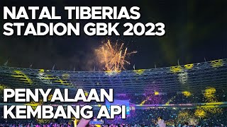 [4K] Kembang Api - We Wish you A Merry Christmas | Natal Tiberias Stadion Gelora Bung Karno GBK 2023