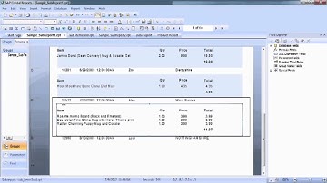 Advanced Crystal Reports 2011 Tutorial | What is a Sub Report