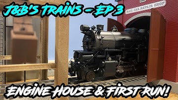 O Scale Lionel Fastrack Layout Part 3 - Engine Service Facility and First Test Run!!!
