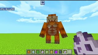 Fighting The Orangutan Boss In Minecraft