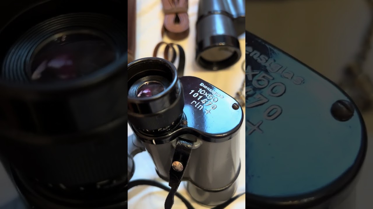 Военный бинокль Карл Цейс 10х50 Серая мышь 1943-45 год.