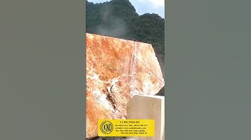 Cắt xẻ đá Granite khối lớn hiệu quả bằng máy cắt dây kim cương 75kw chạy điện - Cokhinhando.com