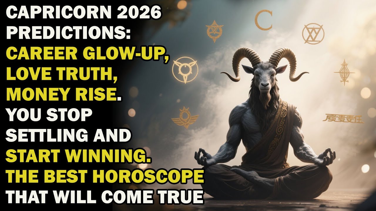 Capricorn 2026 Predictions: Career Glow-Up, Love Truth, Money Rise. The Best 2026 Horoscope