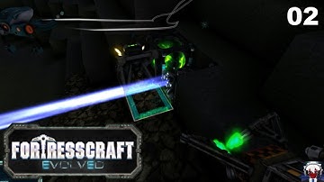 Ore Extraction | Fortresscraft Evolved | Episode 2