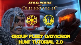 Imperial And Republic Group Fleet Datacron Hunt Tutorial  - Star Wars The Old Republic