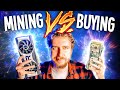Mining vs buying crypto in 2024 fully explained with examples  numbers